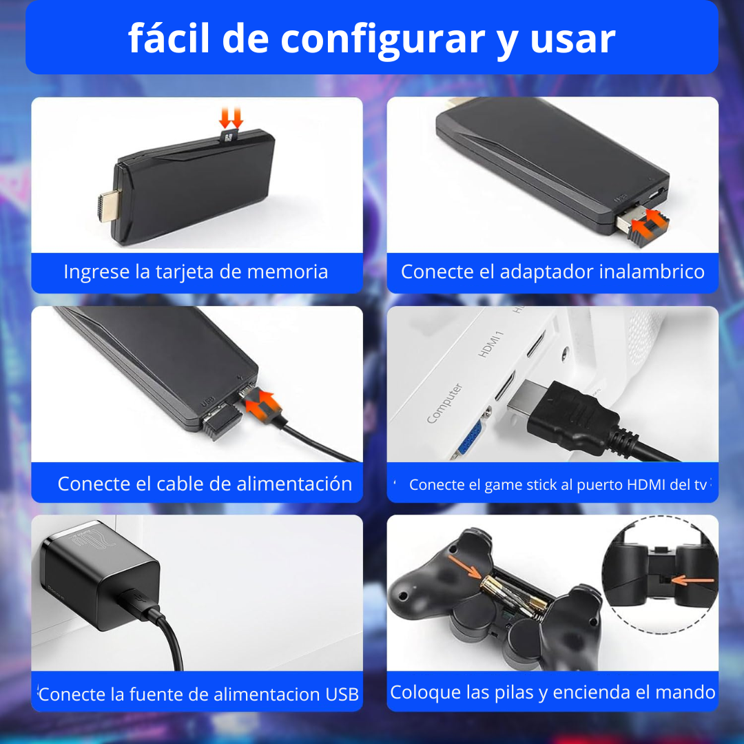 Retro Consola con 10.000 juegos clasicos
