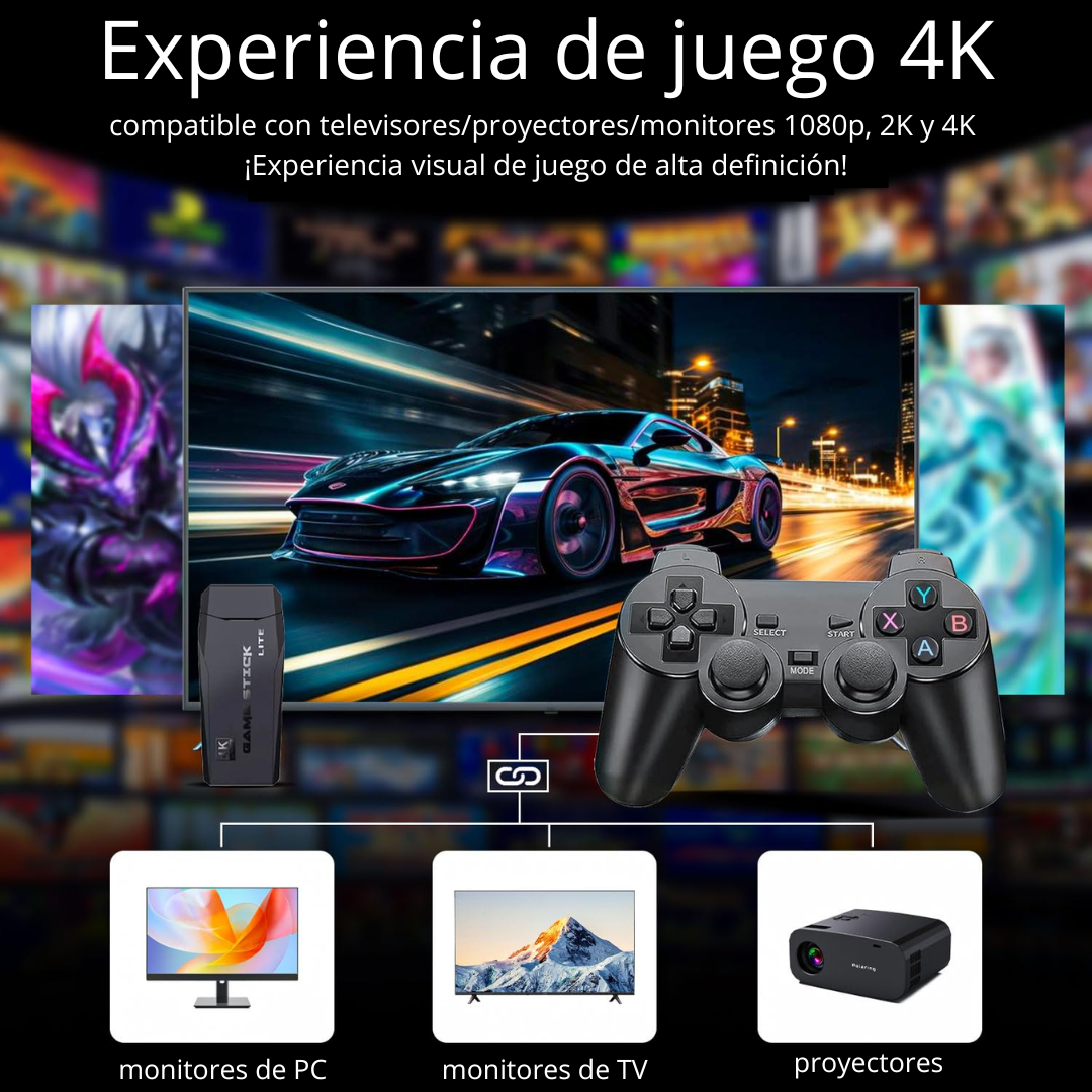 Retro Consola con 10.000 juegos clasicos